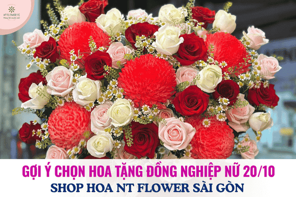 Gợi Ý Chọn Hoa Tặng Đồng Nghiệp Nữ Ngày 20/10 Sang Trọng